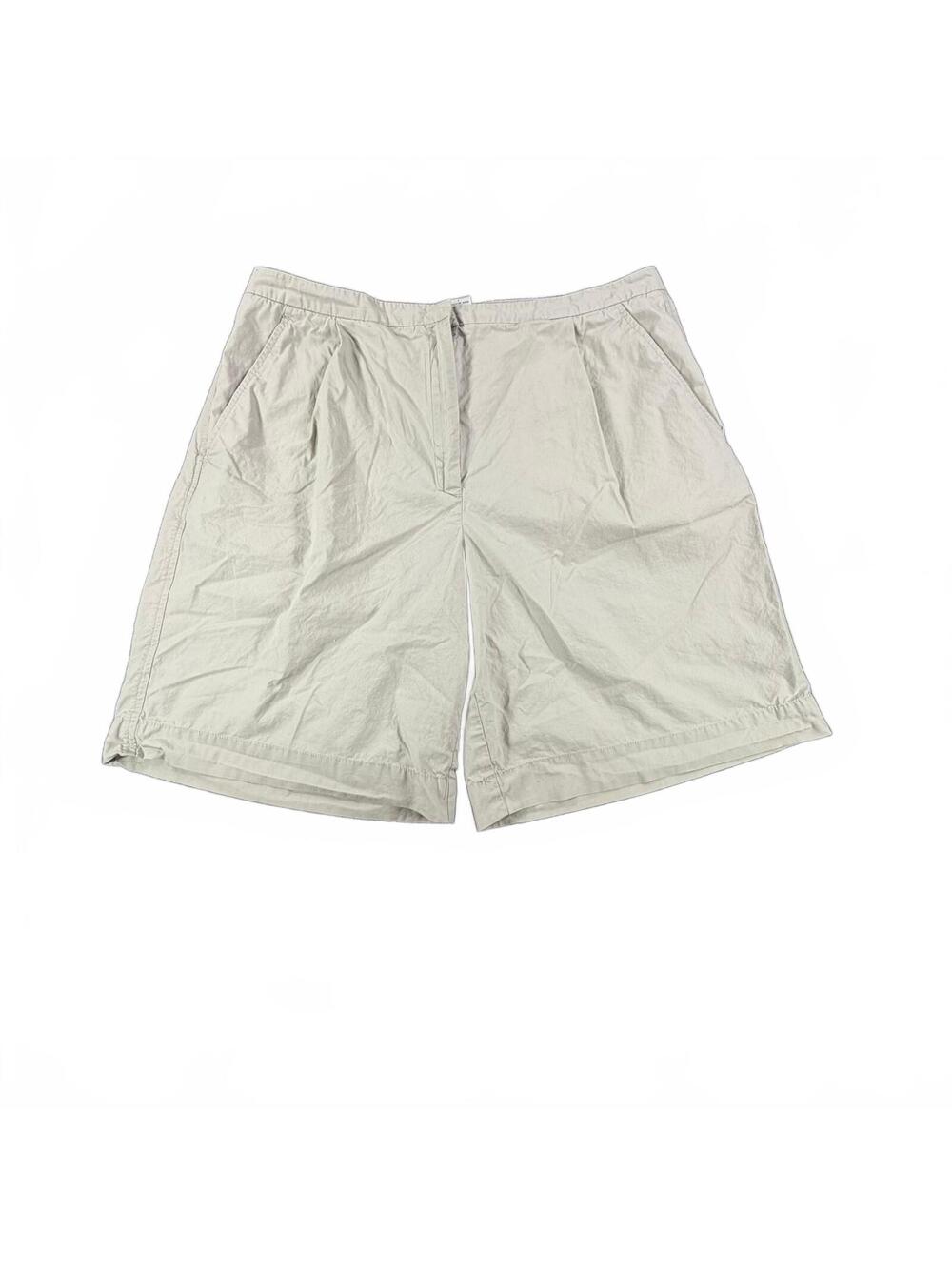 Brooks Brothers Women’s Cotton Shorts Beige Classic Fit Size 12